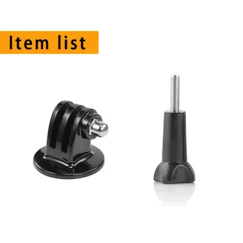 Zubehör-Set für Action-Kamera, Schnellverschluss-Stativ-Adapter, Halterung, Basis für Gopro Insta360 AKASO SJCAM DJI Action-Zubehör