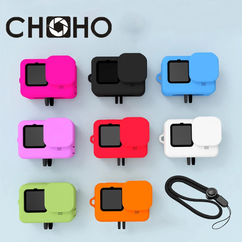 Schutzhülle für GoPro HERO13 Black, HERO12 Black, HERO11 Black: Zubehör Fall schützende weiche Standard-Gehäuse Gummi Silikon Shell Schutz