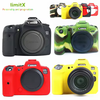 Silikonhülle für Canon EOS R8: Weiche Silikon Haut Fall Schutzhülle Körper Abdeckung DSLR Kamera Tasche R RP 2000D T7