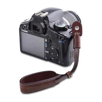 Leder-Halbhülle für Panasonic Lumix S5 II: Kamera Leder Hand Armband Griff Metallring s5 gx8 gx85 lx100 gf9 gf8 gf5 gx1 gx7 gx850
