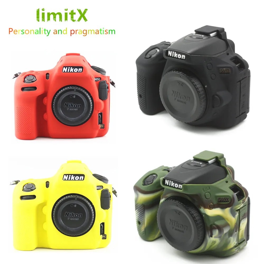 Silikonhülle für Nikon Z5, Z50: Für DSLR-Kameratasche D750 D3200 D3300 D3400 D3500 D5300 D5500 D5600 D7100 D7200 D7500