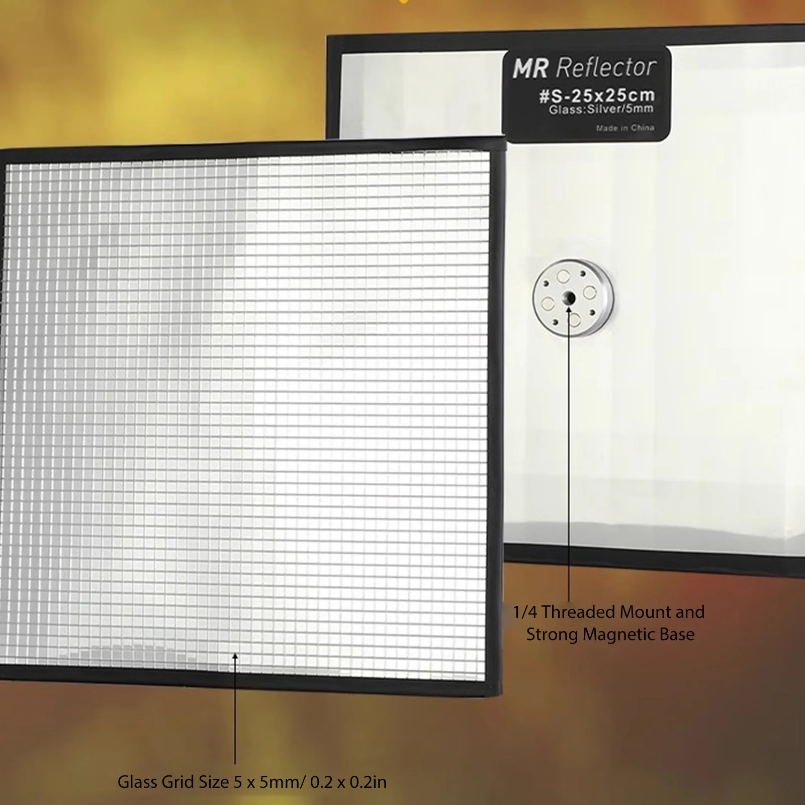 Flexibler Lichtformer mit Mehrfach-Spiegeln, Verstellbarer Optischer Lichtreflektor für Verschiedene Oberflächen, 9,4 x