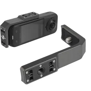 Halterung für Insta360 X5, X4, X3: Schnellspanner-Halterung für horizontales vertikales Aufnahmen, L-förmige