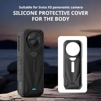 Schutzhülle für Insta360 X5: Silikon Wasserdicht Staubdicht Dropproof Körper Schutzhülle Objektiv Schutzhülle