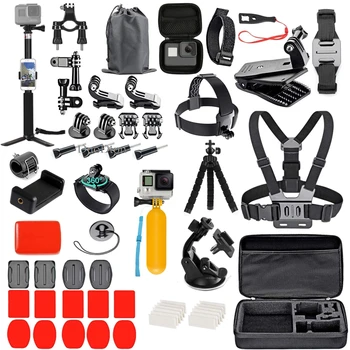 Selfie-Stick für GoPro HERO13 Black, Insta360 X4, X3: Action Kamera Zubehör Set Für Xiaomi Yi Fall Kit Strap