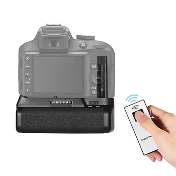 Vertikaler batterie griff halter für nikon d5300 d3300 d3200 d3100 dslr kamera EN-EL 14 batterie betrieben mit ir