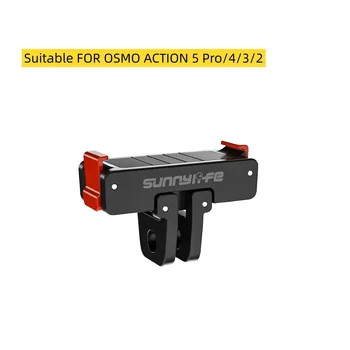 Halterung für DJI Osmo Action 5 Pro, Osmo Action 4, Osmo Action 3: Magnetischer Adapter-Halter Faltbare