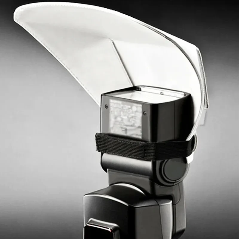 Universal-Blitzdiffusor für Canon Speedlite Fotografie DSLR-Kamera-Zubehör Blitzdiffusor Softbox Silberreflektor