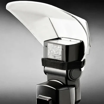 Universal-Blitzdiffusor für Canon Speedlite Fotografie DSLR-Kamera-Zubehör Blitzdiffusor Softbox Silberreflektor