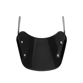 Für yamaha kawasaki suzuki cafe racer für harley honda motorrad universal schwarz windschutz scheibe wind deflektor