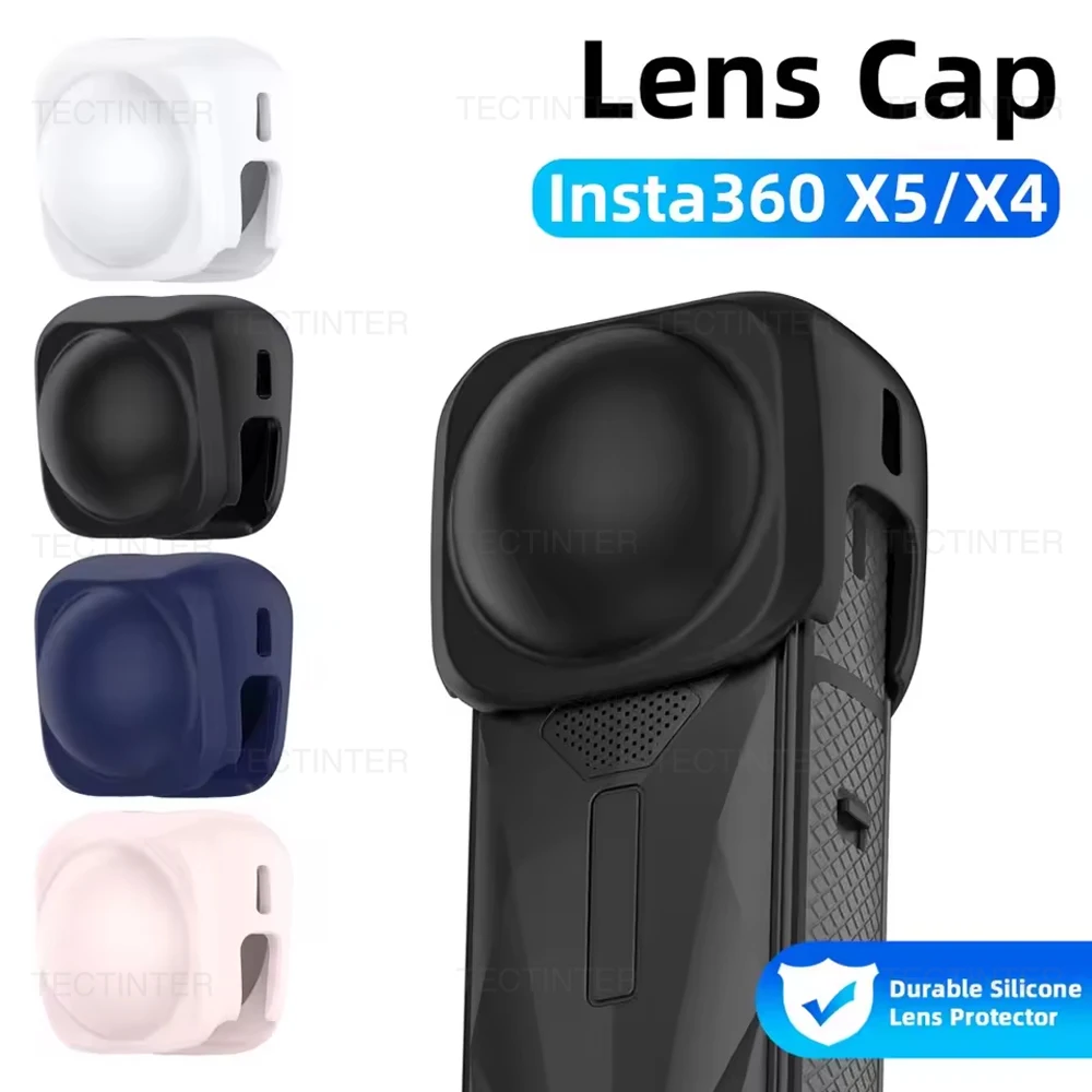 Schutzhülle für Insta360 X5, X4: Objektivdeckel, Silikon-Schutzhülle, kratzfeste / Kamerazubehör