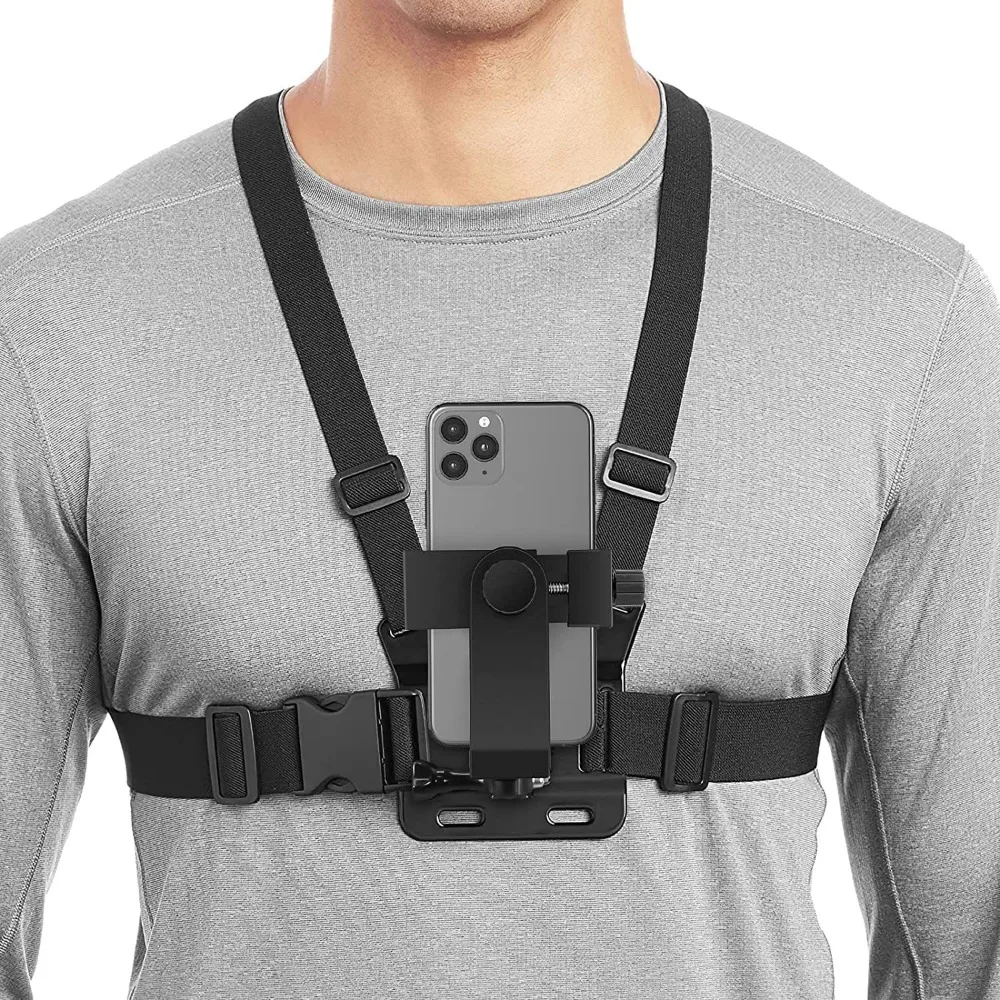 Erste Person Einstellbare Aktion Camara Brustgurt Rekord Outdoor Live Handy Gurt Halterung für Radfahren Skifahren Gopro Halter