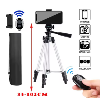 Stativ Für Telefon 102 cm Video Aufnahme Telefon Stativ mit Bluetooth Fernbedienung Universal Kamera Telefon Fotografie