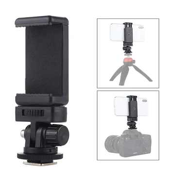 Universal Kamera Flash Hot Shoe Mount Adapter Telefon Stativ Halter Clip Kalten Schuh für DSLR Canon Nikon