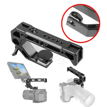 Kamera Top Griff Hand Grip Handgriff Arri Ortung Schraube Monitor Mic Rig Kalten Schuh für Nikon Canon Sony