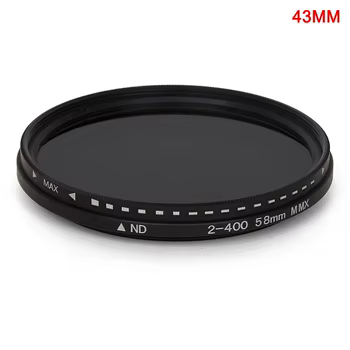 Fader Variabler ND-Filter, einstellbar, ND2 bis ND400, Neutraldichte für Kameraobjektiv, Kamerazubehör, Fotografia nd cai Turismo