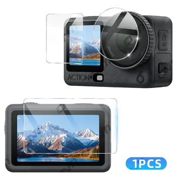 Objektiv- und Displayschutz für DJI Osmo Action 6 - 9H Gehärtetes Glas Kamera Anti-Kratz-Glasfolie HD Klar Zubehör-Set