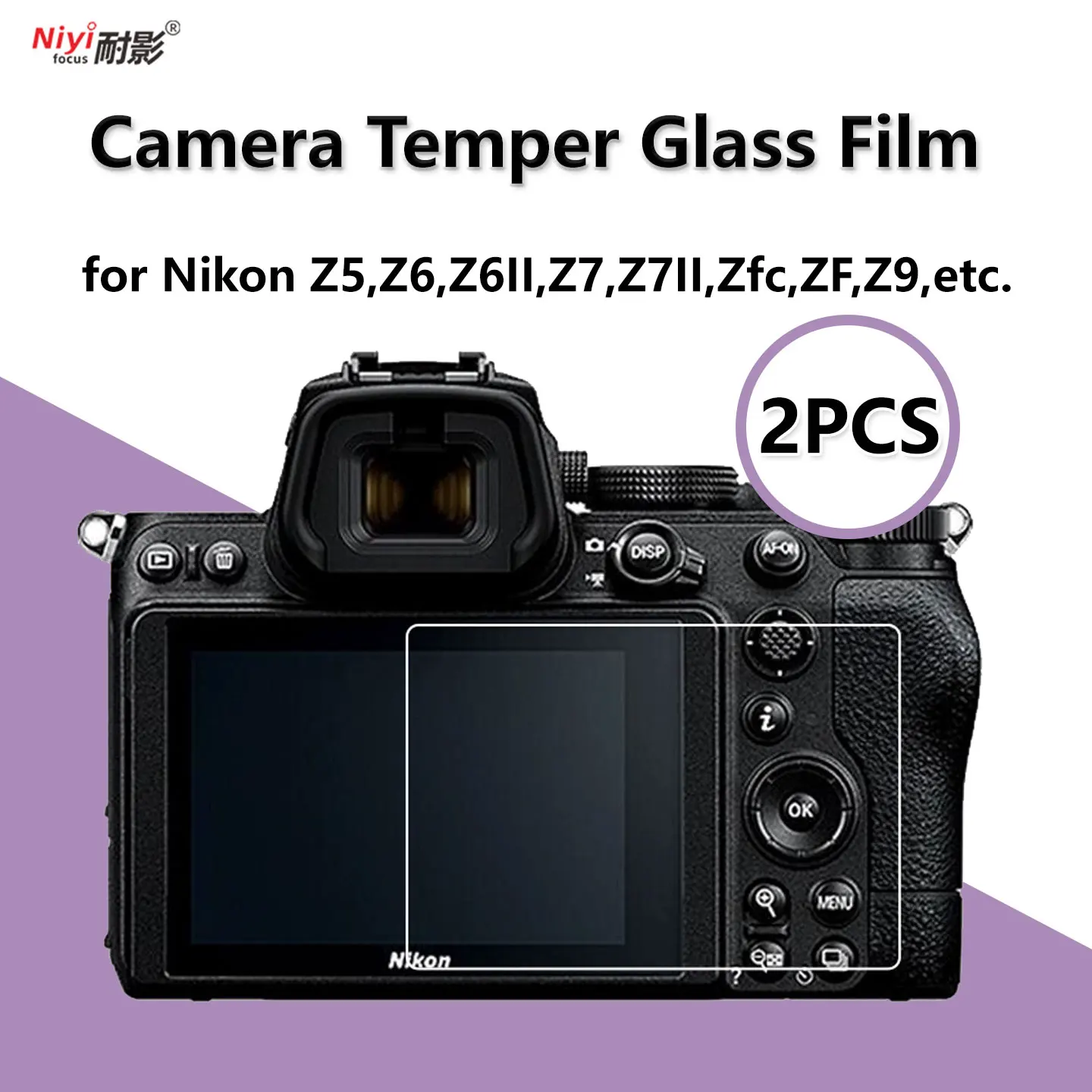 Displayschutz für Nikon Z9: Kamera Temper Glas Film Z-mount Kameras Film Schutz Abdeckung