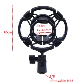 Universal Professionelle Kondensator Mikrofon Shock Mount Halter Studio Aufnahme Halterung Für Große Membran Mic Clip