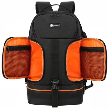 Wasserdichter Video-Rucksack mit Kamera-Schultern und Reflektorstreifen, passend für 15,6 Zoll Latptop, stoßfeste