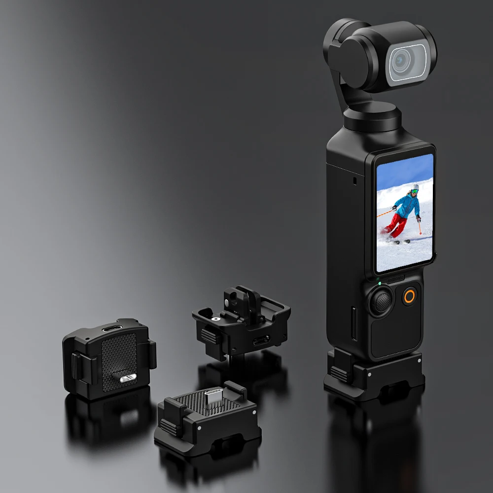Halterung für DJI Osmo Pocket 3: Schnellverschluss-Ladestation /4/4P Aufrechte Multifunktions-Halterung Desktop-Basis -Zubehör