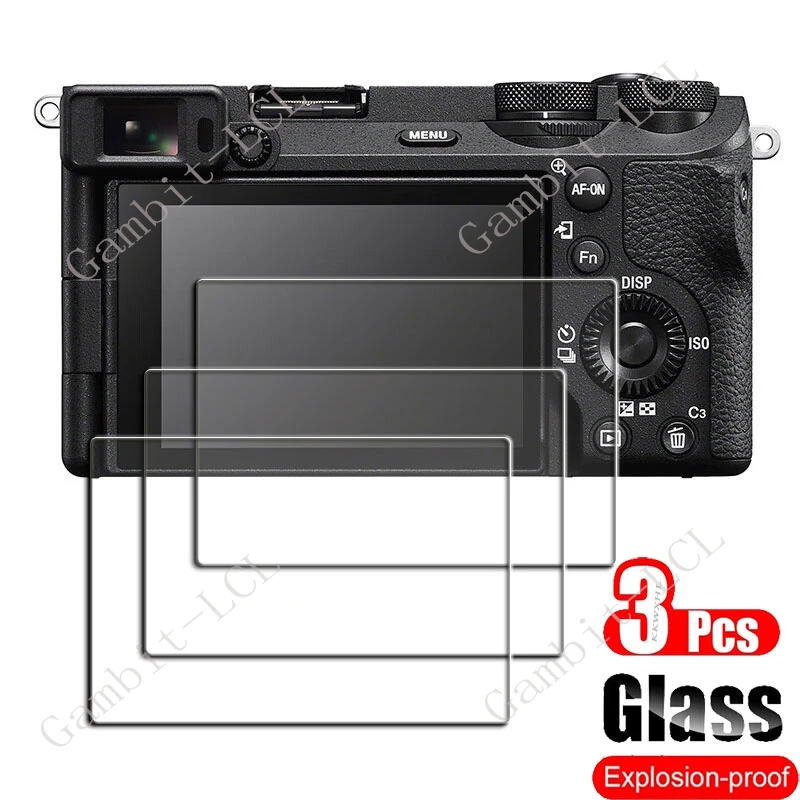 Displayschutz für Sony A7C II: 3PCS 9H Schutz Gehärtetem Glas R M2 Kamera LCD display Screen Protector Abdeckung Film