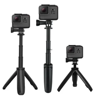 Ministativ für GoPro HERO11 Black: Vlog Stativ faltbares Stativ Mini tragbares Ein beins tativ für schwarz
