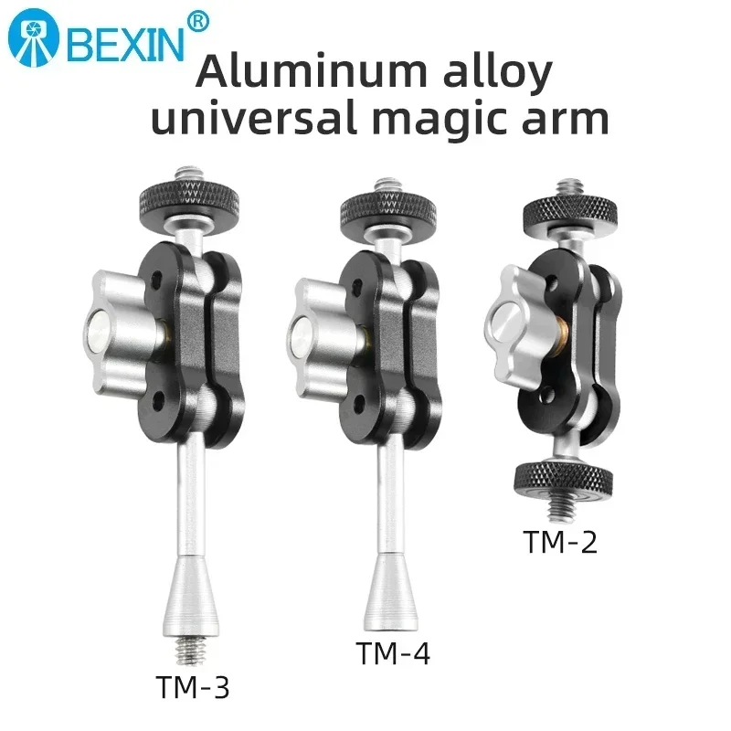 Bexin Magic Arm mit Doppel kugelkopf Gelenk 1/4 Zoll Schraube Universal kamera LED Lichter Stativ