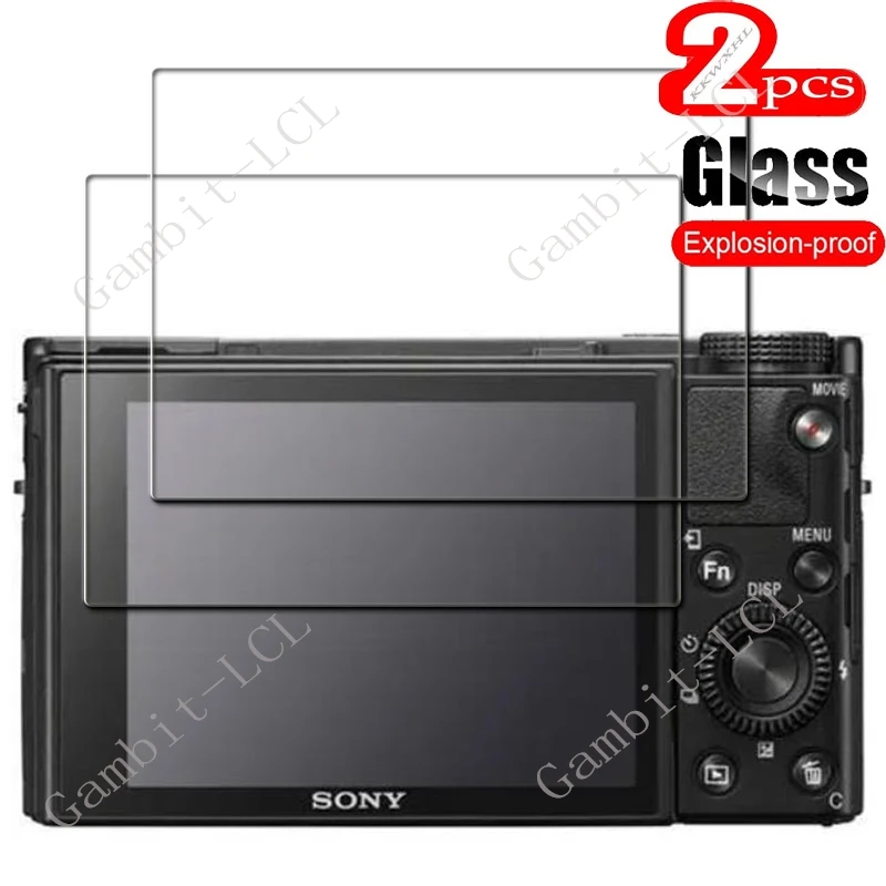 Displayschutz für Sony RX100 VII: 2PCS gehärtetes Glas Kamera Display Screen Protector Film Abdeckung
