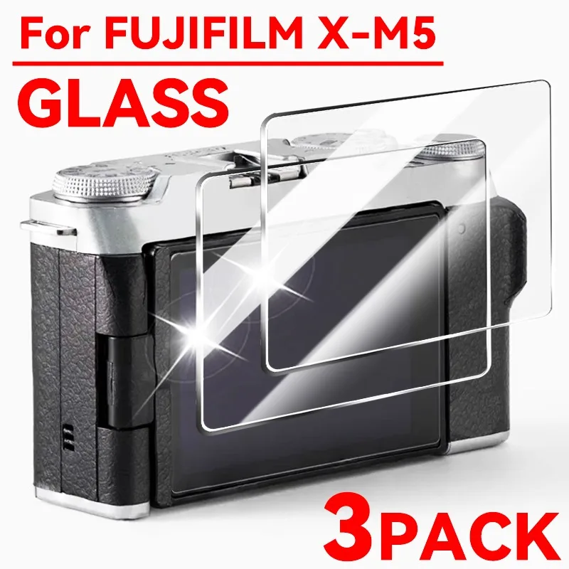 Displayschutz für Fujifilm X-M5: PACK Kamera Displayschutzfolie Gehärtete Folie Anti-Kratzer Vollständige Abdeckung -Bildschirm