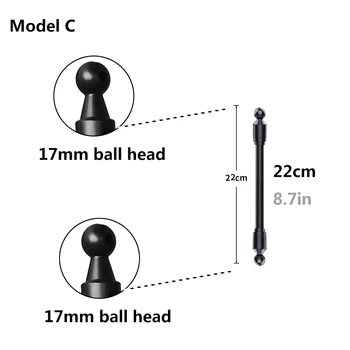 Flexibler Arm Einbeinstativ Selfie Stick Rod Mount Halter Ständer für Mobiltelefone für Gopro Hero DJI OSMO Insta360