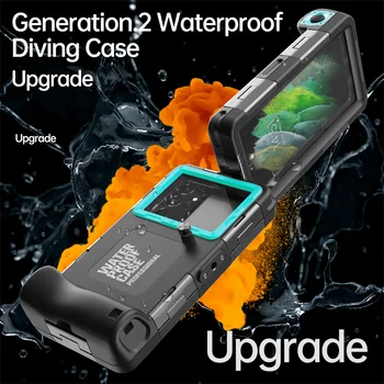 15M Unterwasser Wasserdichte Fall Für iphone 16 15 14 13 ProMax 4,7-6,9 Zoll Tauchen Schwimmen Abdeckung