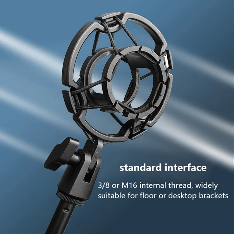 Universal Professionelle Kondensator Mikrofon Shock Mount Halter Studio Aufnahme Halterung Für Große Membran Mic Clip