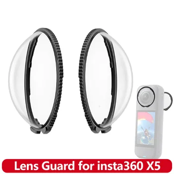 Schutz für Insta360 X5: PC-Objektivschutz mit hoher Lichtdurchlässigkeit, kratzfeste, ölbeständige Objektivschutzkappe für Panorama-Kamera Vlog