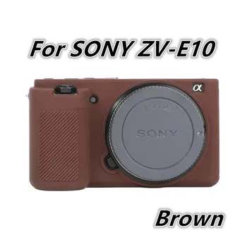 Silikonhülle für Sony ZV-E10: Rüstung Haut Gummi Körper Schutzhülle Weiche Silikon Fall Kamera Tasche