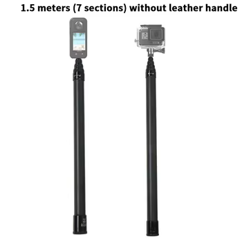 Carbon Fiber Selfie Stick Kamera Erweiterung Ultra Lange Unsichtbare Verlängerung Stick Selfie Stick