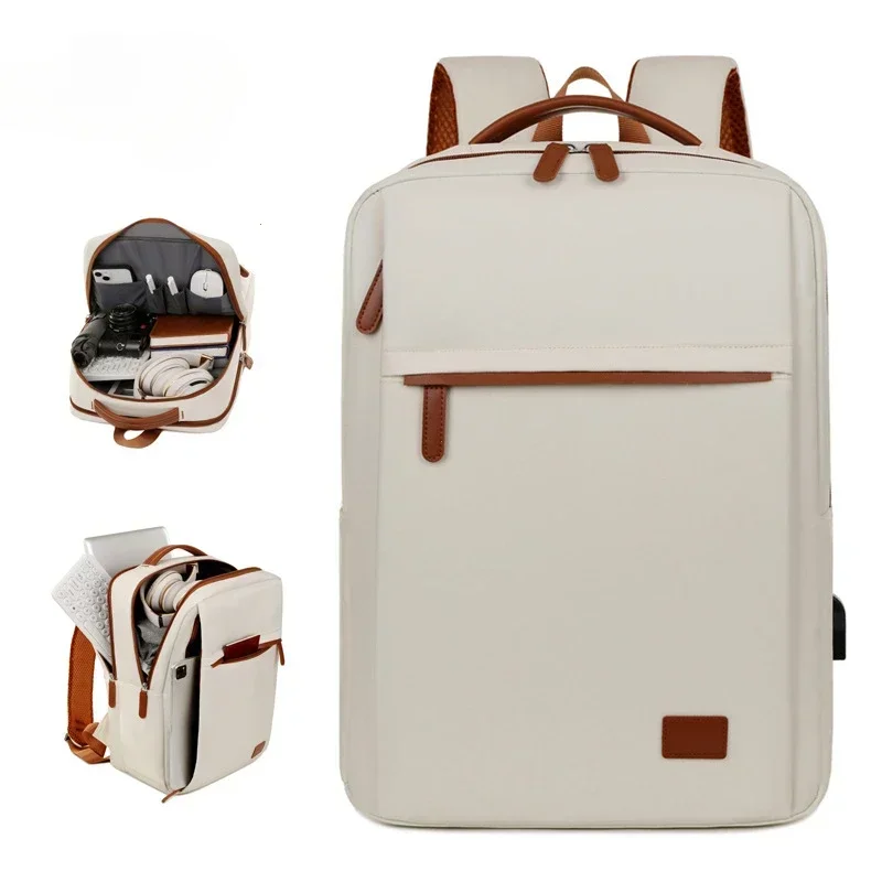 Mode 15,6-Zoll Laptop Business Rucksack Klassische Männer Rucksack Frauen Große Kapazität Reise Laptop Rucksäcke