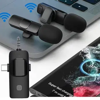 Mini Kabelloses Lavalier-Mikrofon USB-C mit Geräuschunterdrückung für iPhone 17/16/15 Videoaufnahmen und Vlogs