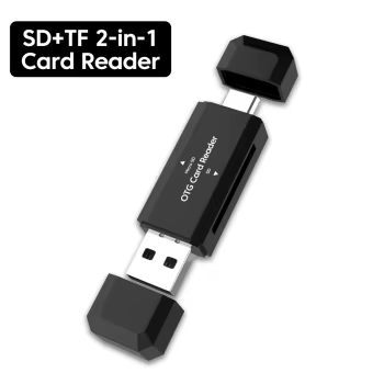 Typ C SD TF Kartenleser 2-in-1 USB 2.0 Kartenleser für PC Laptop Zubehör Hochgeschwindigkeits-Smart-Speicherkartenleser SD-Kartenadapter