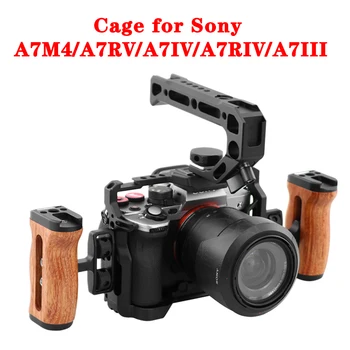 Cage für Sony A7 IV: M3 R3R2 /A1Kamera Käfig rig Mit Arca Swiss Slot "3/8" Schraube Für Unterstützung