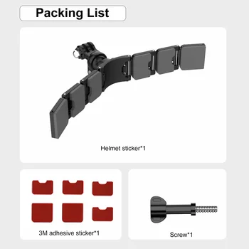 Halterung für GoPro HERO12 Black: Helm Kinnhalterung Kamerahalterung für Yi 4K für Kamera faltbares vorderes Kinnhalterungszubehör