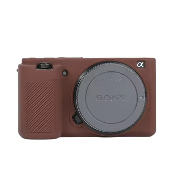 Silikonhülle für Sony ZV-E10: Weiche Silikon Kamera Fall Glatte Schutz Digitale Silikon Komfortable Gefühl Kamera Fall