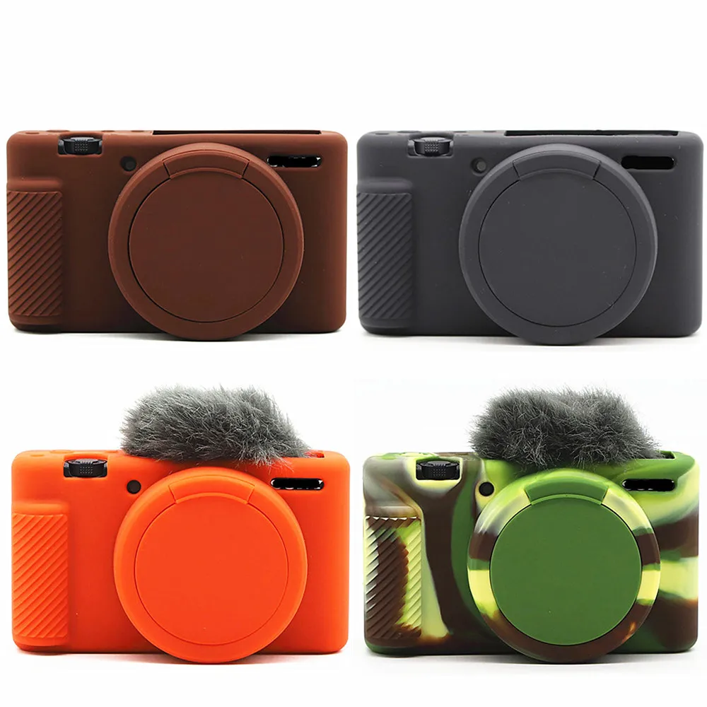 Silikonhülle für Sony ZV-1: Silikon Weiche Rüstung Haut Körper Fall Abdeckung Schutz Kamera Tasche Digital