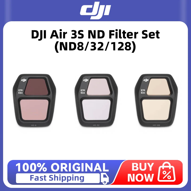 DJI Air 3S ND-Filter-Set (ND8/32/128) für DJI Air 3S Neu auf Lager