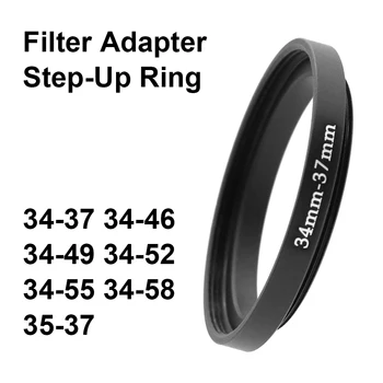 Kamera-Objektivfilter-Adapterring, Step-Up-Ring, Objektivfilter 34-37 34-46 34-49 34-52 34-55 34-58 35-37 für UV ND CPL
