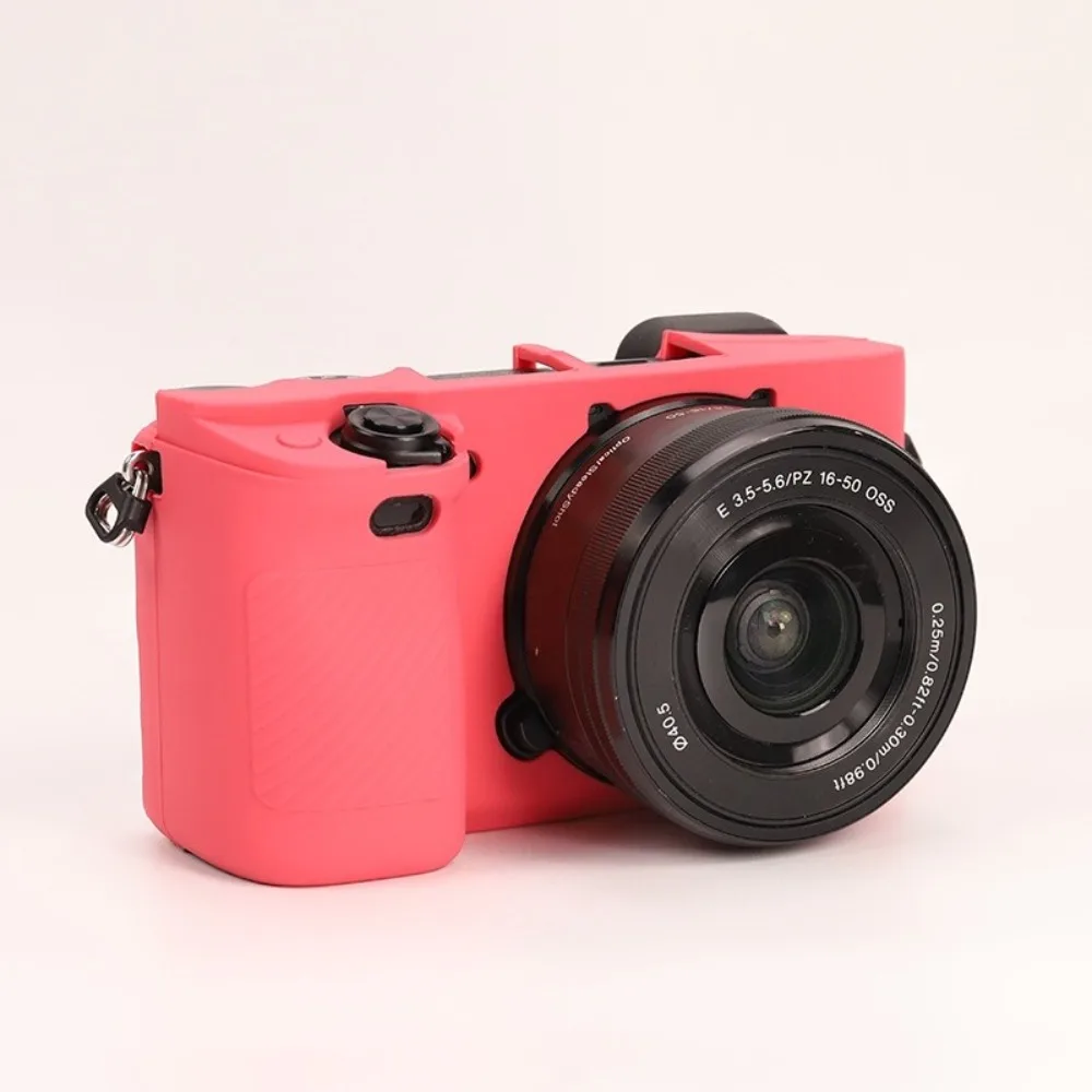 Silikonhülle für Sony A6400, A6100: Schutzhülle aus Silikon, Kamerahülle aus Silikon + kostenlose Schutzfolie