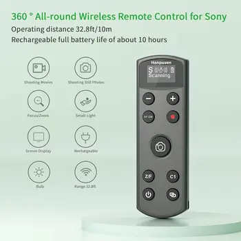RMT-P1BT USB-C Kabelloser Fernauslöser für Sony A7RM6 A7RVI ZV-1II ZV-E10II FX30 A6700 A6600 A9III A7C A7CR