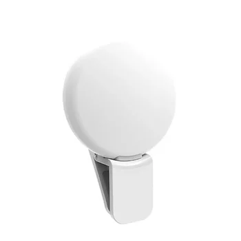 Handy LED Selfie Ring Licht Tragbare Mini Langlebig Praktische Drei Stoppen Dimmen Kreis Fotografie Clip Füllen Licht