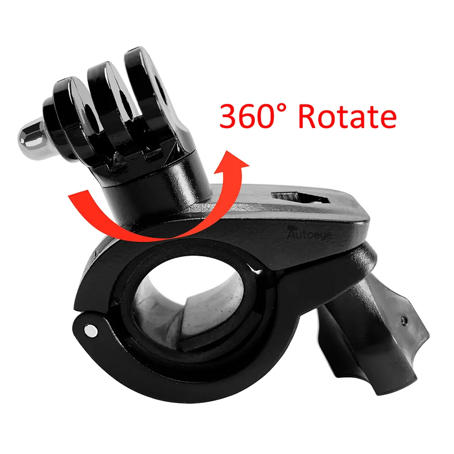 Halterung für GoPro HERO11 Black: 360 grad Rotation Bike Fahrrad Motorrad Lenker Griff Bar Halterung Für SJCAM kamera Zubehör