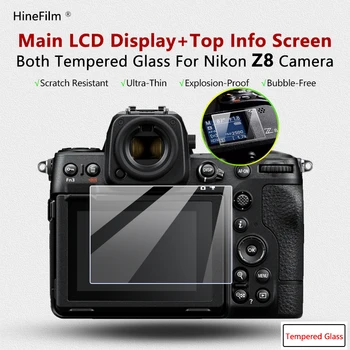 Displayschutz für Nikon Z8: Kamera gehärtetes Glas Schutz glas Haupt-LCD-Display Film Info Displays chutz folie Schutz abdeckung
